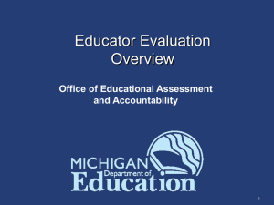 Educator Evaluations