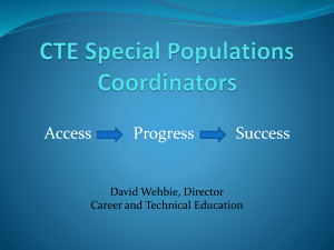 Special Populations Coordinator