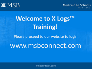 X-Logs Training PowerPoint