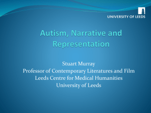 Autism, Narrative and representation