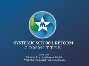 Systemic School Reform Committee Report