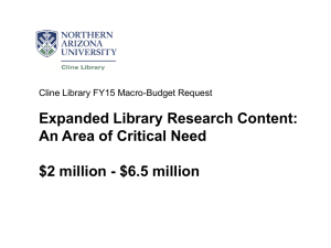 Library Macro Budget PowerPoint