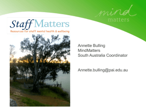 Annette Bulling - Principals Australia Institute