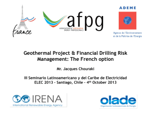 Geothermal Project & Financial Drilling Risk Management