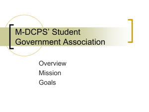 MDCPS*s Student Government Association
