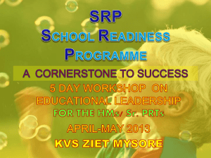 srp school readiness programme