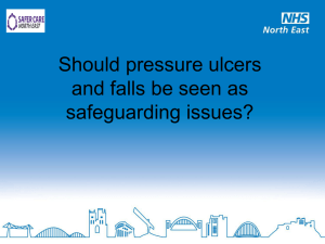 Should pressure ulcers and falls be seen as safeguarding issues?