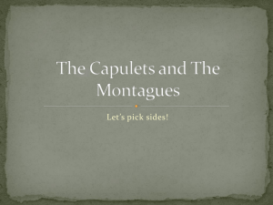 The Capulets and The Montagues