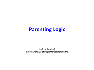 Parenting logic - Ashridge Client Area