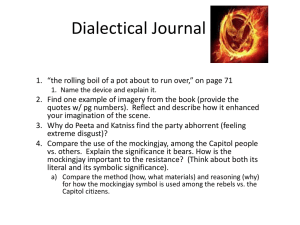 Dialetical Journal - #1 & #2 Catching Fire DJ1and2_2