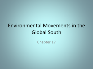 Environmental Movements in the Global South