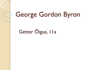 George Gordon Byron.ppt