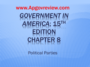 Government in America, Chapter 8
