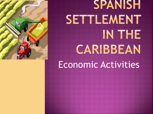 Spanish settlement in the Caribbean