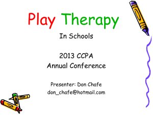 Using Play Therapy in Schools