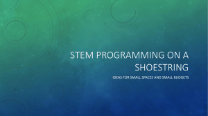 STEM Programming Slideshow