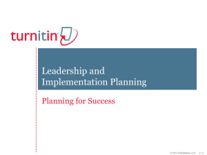 Leadership Planning Slides