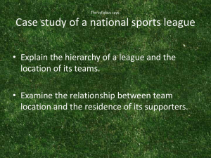 The English/Welsh Football League (PPT) - geo