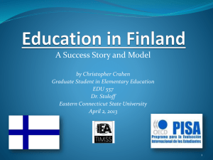 Education in Finland Powerpoint