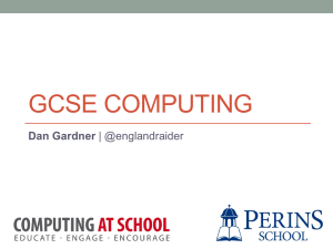 GCSE Computing - Junior Computer Science