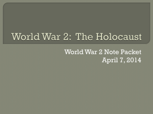 World War 2: The Holocaust