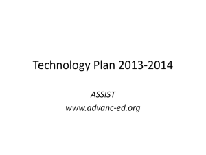 Technology Plan 2013