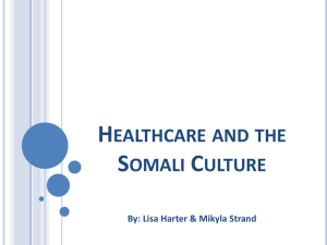 Healthcare and the Somali Culture final-ppt