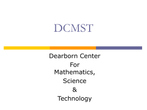 DCMST School News