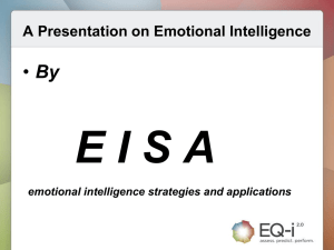 EISA- Emotional Intelligence explained