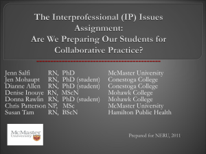 Are We Preparing Our Students for Collaborative Practice?