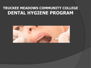 Dental Hygiene Program Overview (PowerPoint)