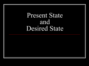 Present State and Desired State