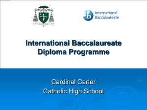 Gr.8 Info IB - Cardinal Carter Catholic High School