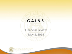 Financial Review Presentation - Georgia Accounting Information