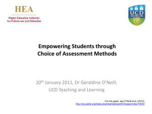 Empowering Students - University College Dublin