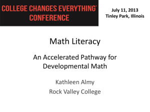 Math Literacy for College Students (MLCS) – Rock Valley College