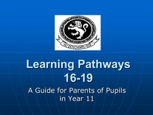 Learning Pathways 16-19