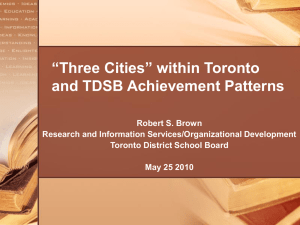 Three Cities - Toronto District School Board