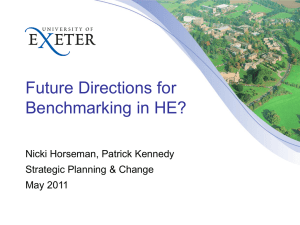 Future Directions for Benchmarking in HE by Nicki Horseman