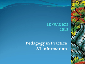 EDPRAC 622 AT information