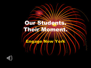 Our Students. Their Moment.