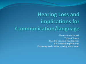 Awareness of Hearing Impairments
