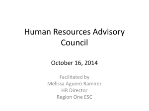 Human Resources Advisory Council