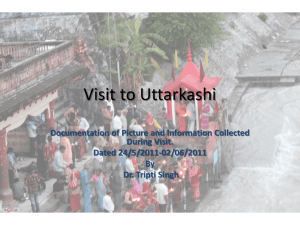 Visit to Uttarkashi