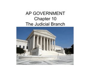 MR. LIPMAN`S AP GOVERNMENT POWERPOINT CHAPTER 10