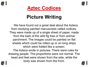 Aztec Codices - Venice High School