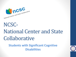 NCSC- National Center and State Collaborative