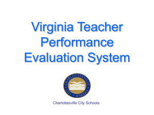 Virginia Teacher Performance Evaluation System