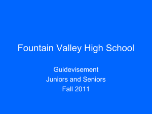 Guidevise11-JrSr - Fountain Valley High School