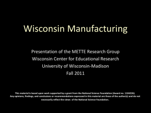 Wisconsin Manufacturing